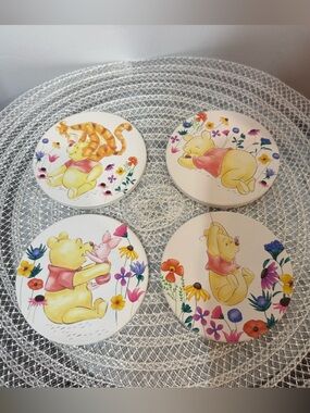 Disney Winnie The Pooh Dreaming Set of 4 Assorted Coasters